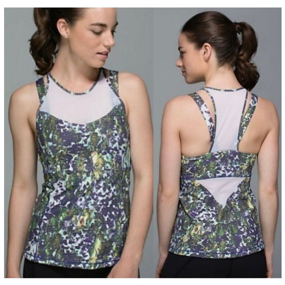 Lululemon Running In The City Workout Tank Top Size 6